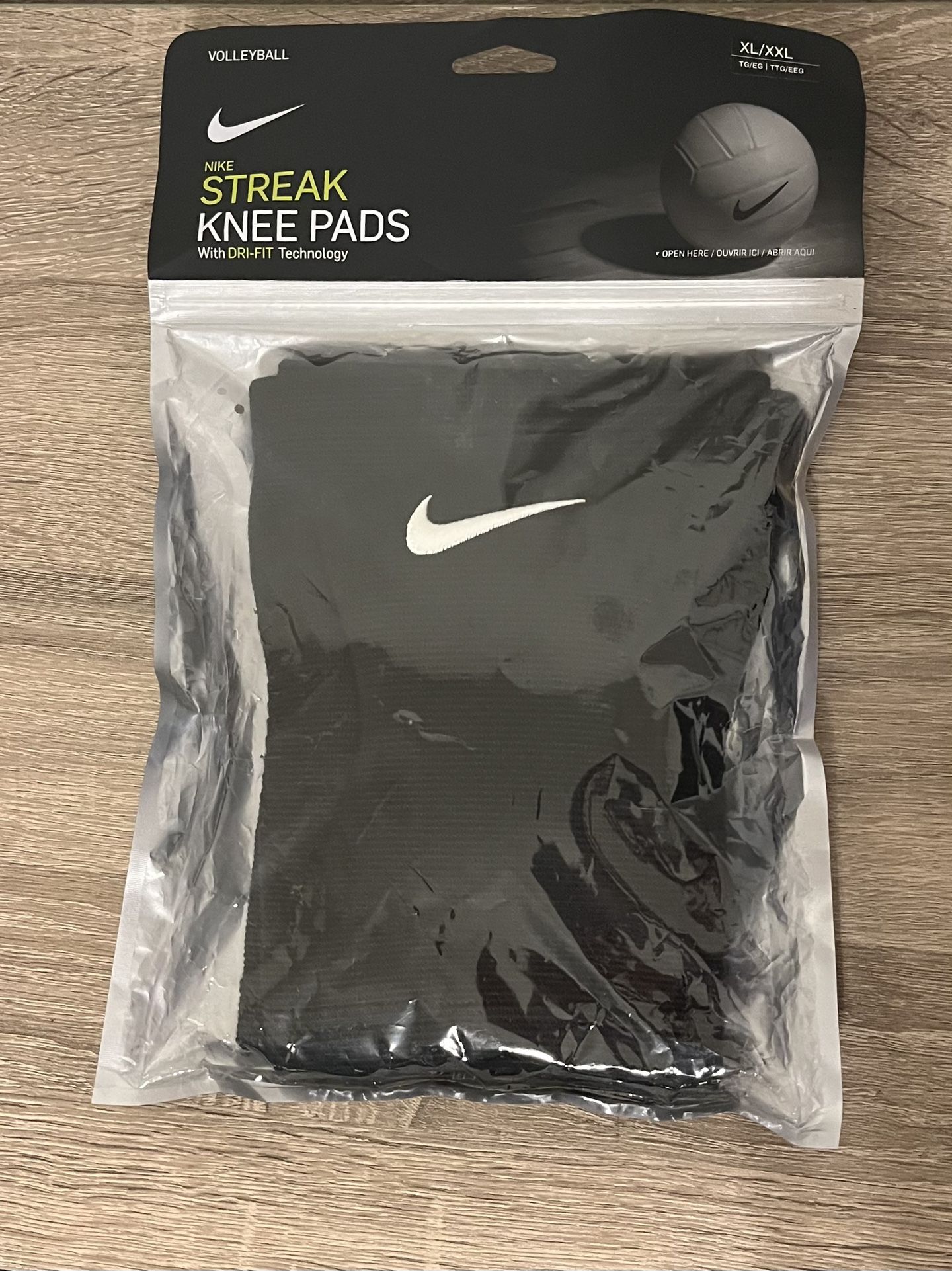 NIKE VOLLEYBALL KNEE PADS SIZE XL/XXL