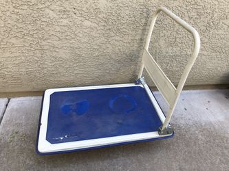 Sturdy metal folding platform trolley/cart