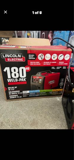 Weld-Pak 180 Amp MIG Flux-Core Wire Feed Welder, 230V, Aluminum Welder with Spool Gun sold separately
