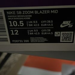 Nike SB, zoom Blazers