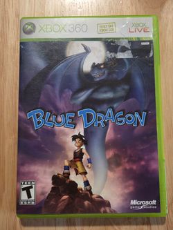 Blue Dragon (3 Discs) Microsoft Xbox 360 Game CIB Complete In Box With Manual