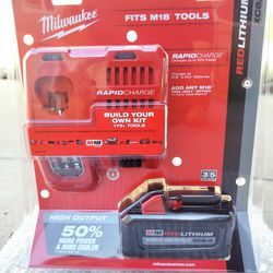 Milwaukee Battery And Rapid Charger...$160... Pickup Only....