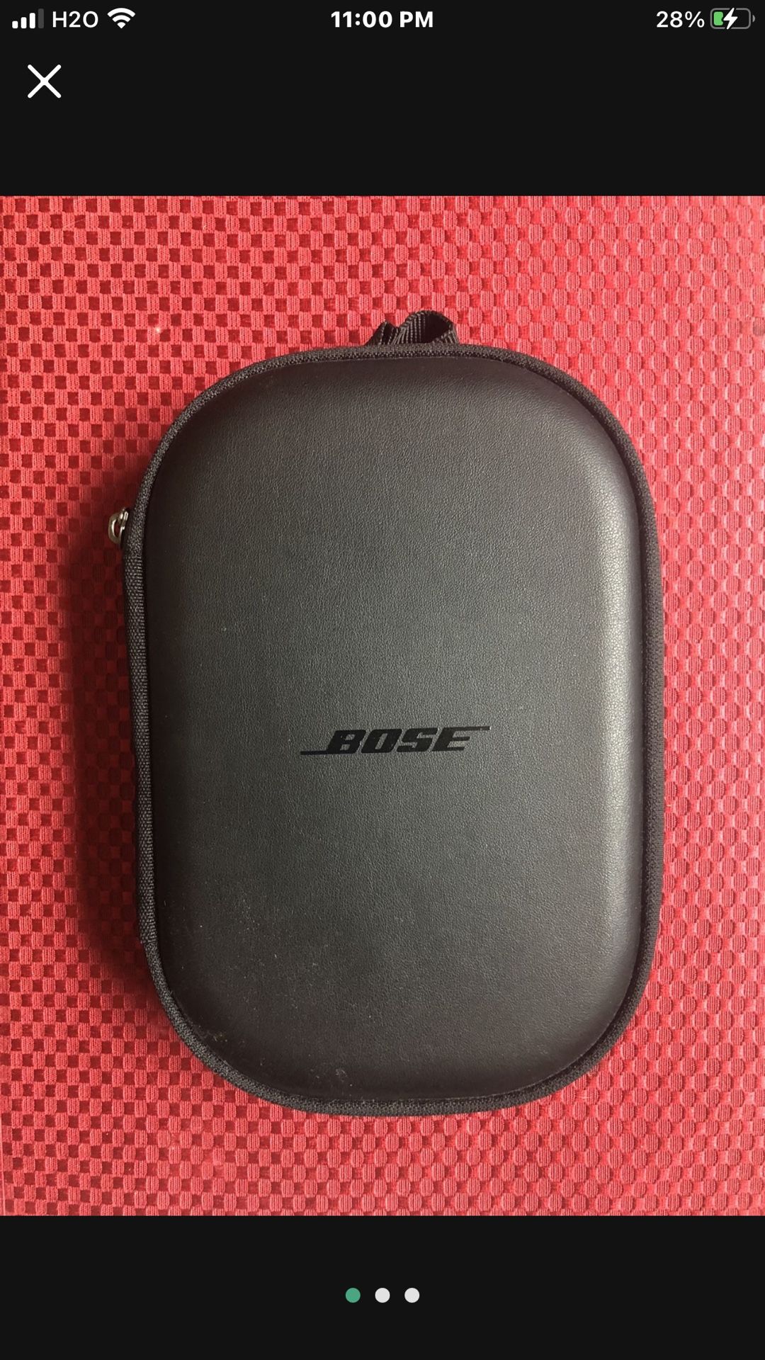 Genuine Bose QC35 QC25 Headphones Black Case!! 2 Available!