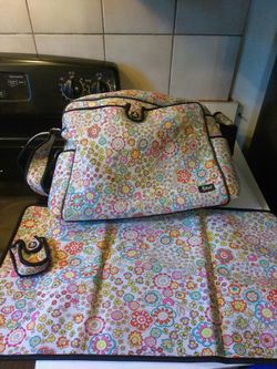 Cc diaper bag and changing mat