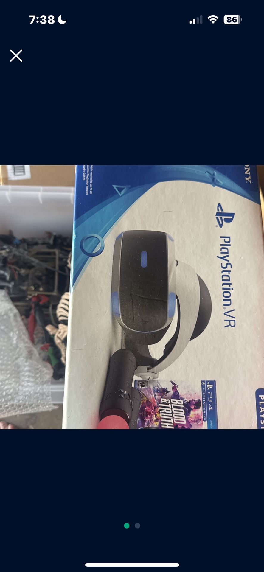 PlayStation 4, VR Headset Used
