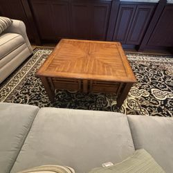 Square Wood Coffee Table New 