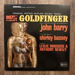 JAMES BOND Goldfinger Soundtrack Vinyl Record