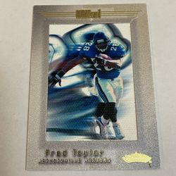 2001 Fleer Showcase Avant Framed SP Fred Taylor #107 Jaguars