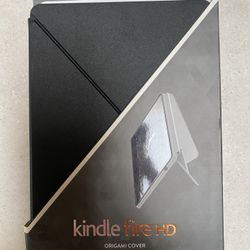 Standing Leather Origami Case For Kindle Fire HD  7”