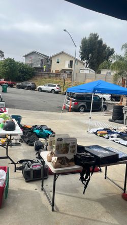 Garage sale here at 4022 Beta Street