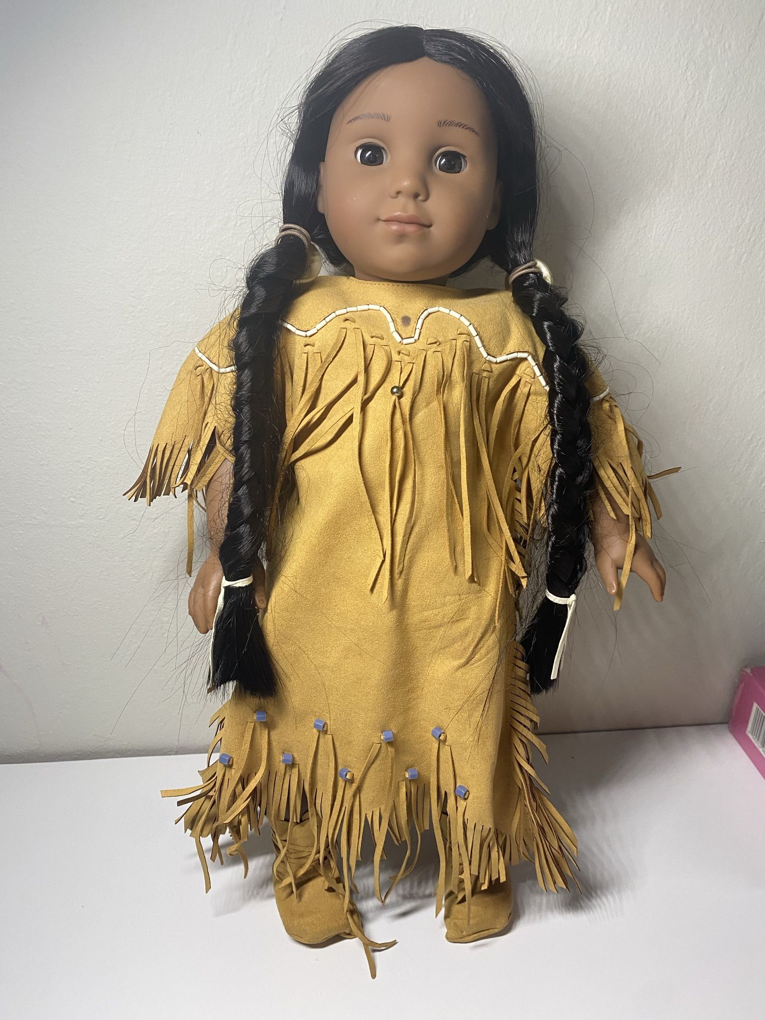 Pleasant Company American Girl 18" Doll Original Kaya Outfit Moccassins