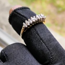 14k Gold/Diamond Wedding Ring