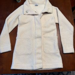 Columbia Cream Sherpa Fleece Jacket Coat