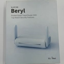 GL- MT1300 Beryl Pocket Sized Travel Router With Top notch Security Features