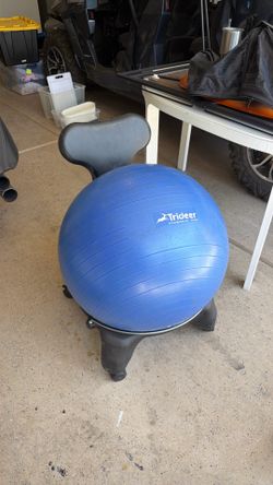 Balance ball desk chair