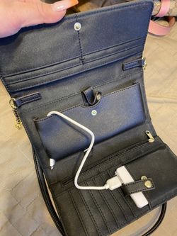 Portable charger with wallet purse