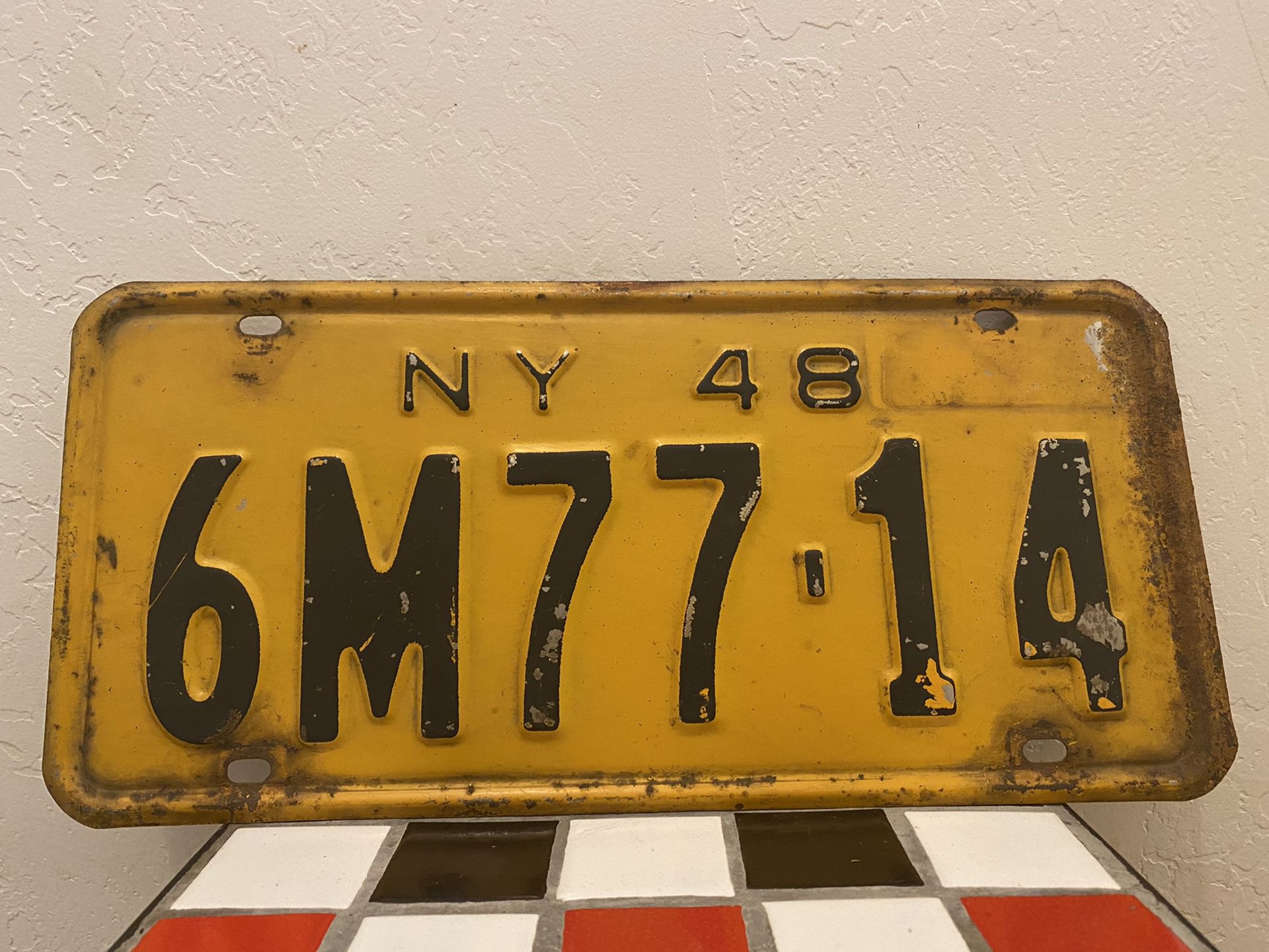 1948 NY license plate