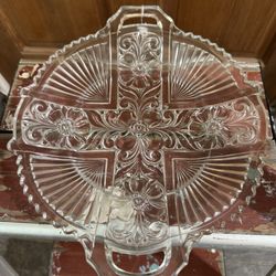 Crystal Serving Plate