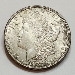 1921-D Uncirculated Morgan Silver Dollar 