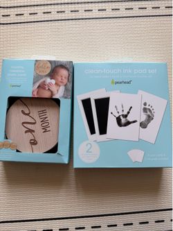 Baby milestone cards & Ink pad set