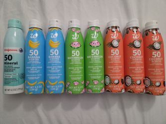 $10 - SPF 50 Sunscreen Spray Bundle – 8 Cans
