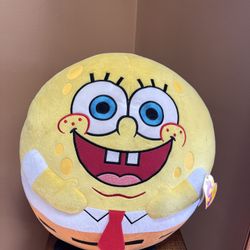 Ty Beanie Balz large SpongeBob plush toy