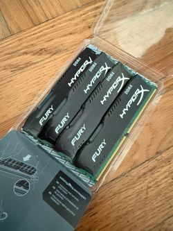 HyperX Fury DDR4 16Gb RAM Kit (4 Sticks)