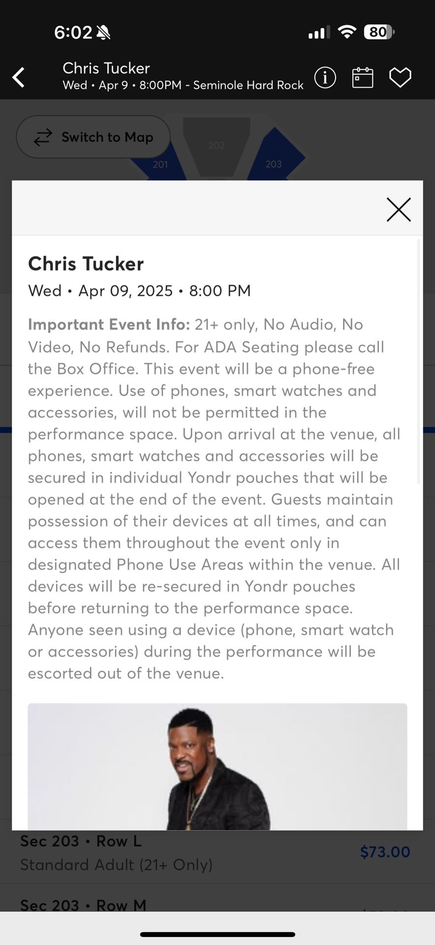 Chris Tucker Comedy Show 4/9