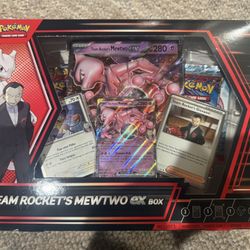 Pokémon Team Rocket's Mewtwo ex Box NEW Sealed SELL/TRADE