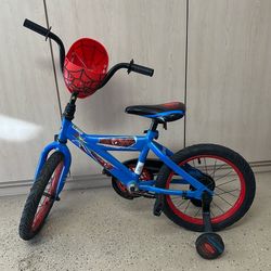 Huffy 16" Marvel Spider-Man Kids' Bike, Fits Riders 3'5" - 4'0", Red, Child, Boy's