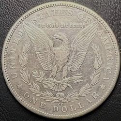 1889 CC Morgan Silver Dollar 
