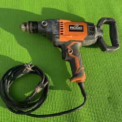 RIDGID SPADE HANDLE MUD MIXER / DRILL