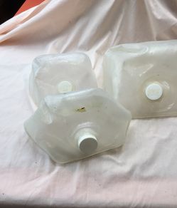 3 camping water jugs