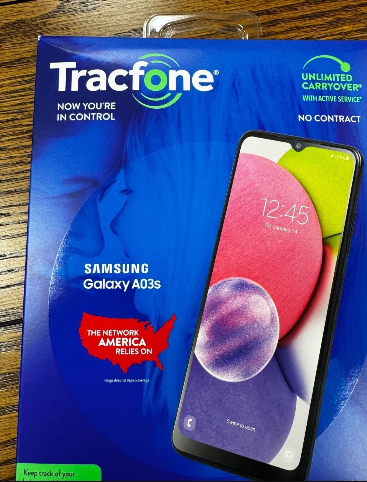 Tracfone Samsung A03s Phone