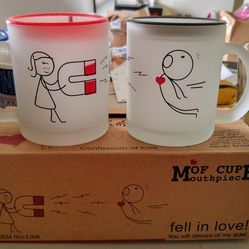 Pair of cups. New