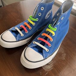 Blue Converse 