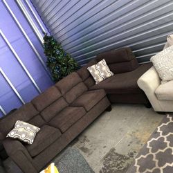 Brand New Mocha Sectional Sofa/ Couch (We Deliver) 