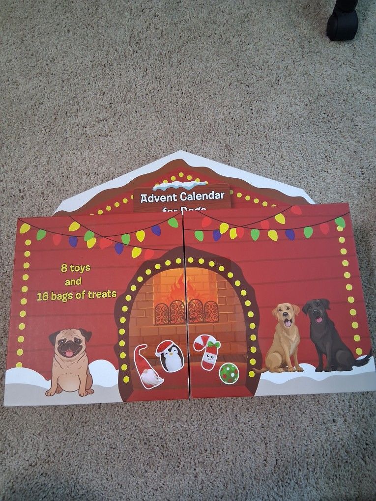 Free Empty Dog Advent Calendar