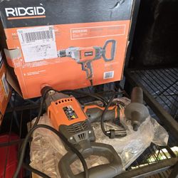 Ridgid 9 Amp Corded 1/2 in. Spade Handle Mud Mixer
