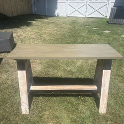 Rustic console table