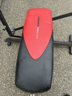 Weiderpro Weight And Bench Set