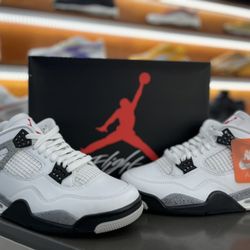 JORDAN RETRO 4 CEMENT WHITE