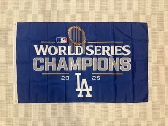 Los Angeles Dodger 2025 World Seri Champion 3’ X 5’ Polyester Flag 