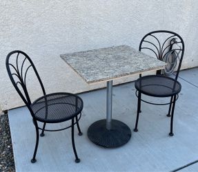 Outdoor tables/chairs -Merced