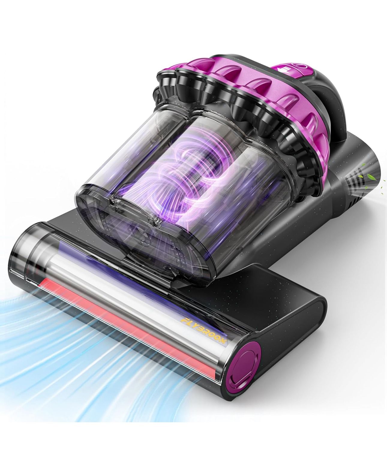 New-Mattress Vacuum Cleaner 550W 18KPa Bed Vacuum Cleaner with Smart Dust Sensor, UV-C Light, 149°F Heat, HEPA Filter, Handheld for Bed Sofa Couch