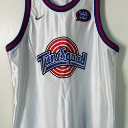 Nike Space Jam white and blue jersey Size XL James #23 