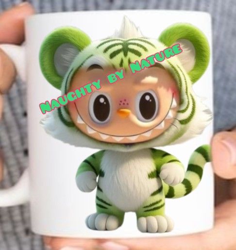 Labubu Monster Tiger 3d Cup