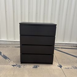 Black 4 Drawer Dresser