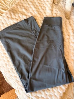 Grey Wide Leg Leggings