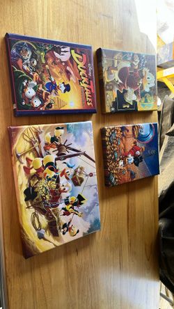 Disneys 4 Piece Wall Canvases Of Scrooge Mcduck